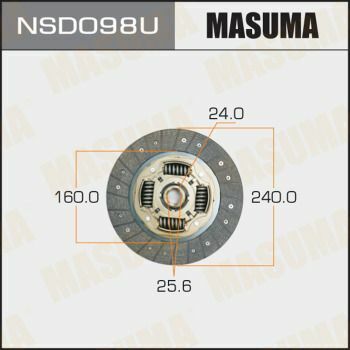 Диск сцепления MASUMA (Nissan) NSD098U