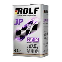 Масло моторное синтетическое 4л. Rolf  JP SAE 5W20, API  SN